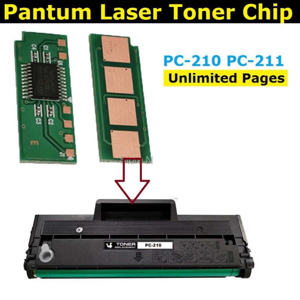 Picture of PC-211EV Toner Cartridge Chip Unlimited Pages PC-211 for Pantum P2200/P2500W/P2500/M6500/6550/6600 Chip