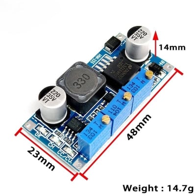 Picture of LM2596 LED Driver DC-DC Step-down Adjustable CC/CV Power Supply Module Battery ChargerAdjustable LM2596S Constant Current Multi