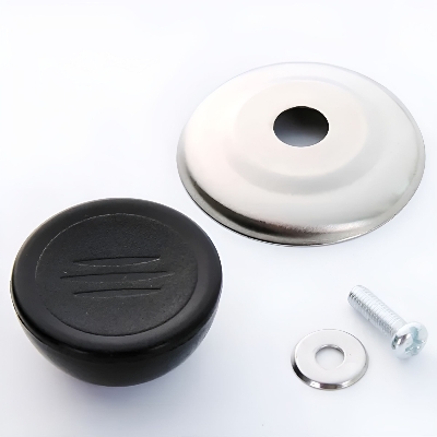 Picture of Universal Pan Cover Handle Replacement Kitchen Accessories Tools Kitchen Utensil Tools Grip Knob Anti-scalding Pot Pan Lid Hand Black