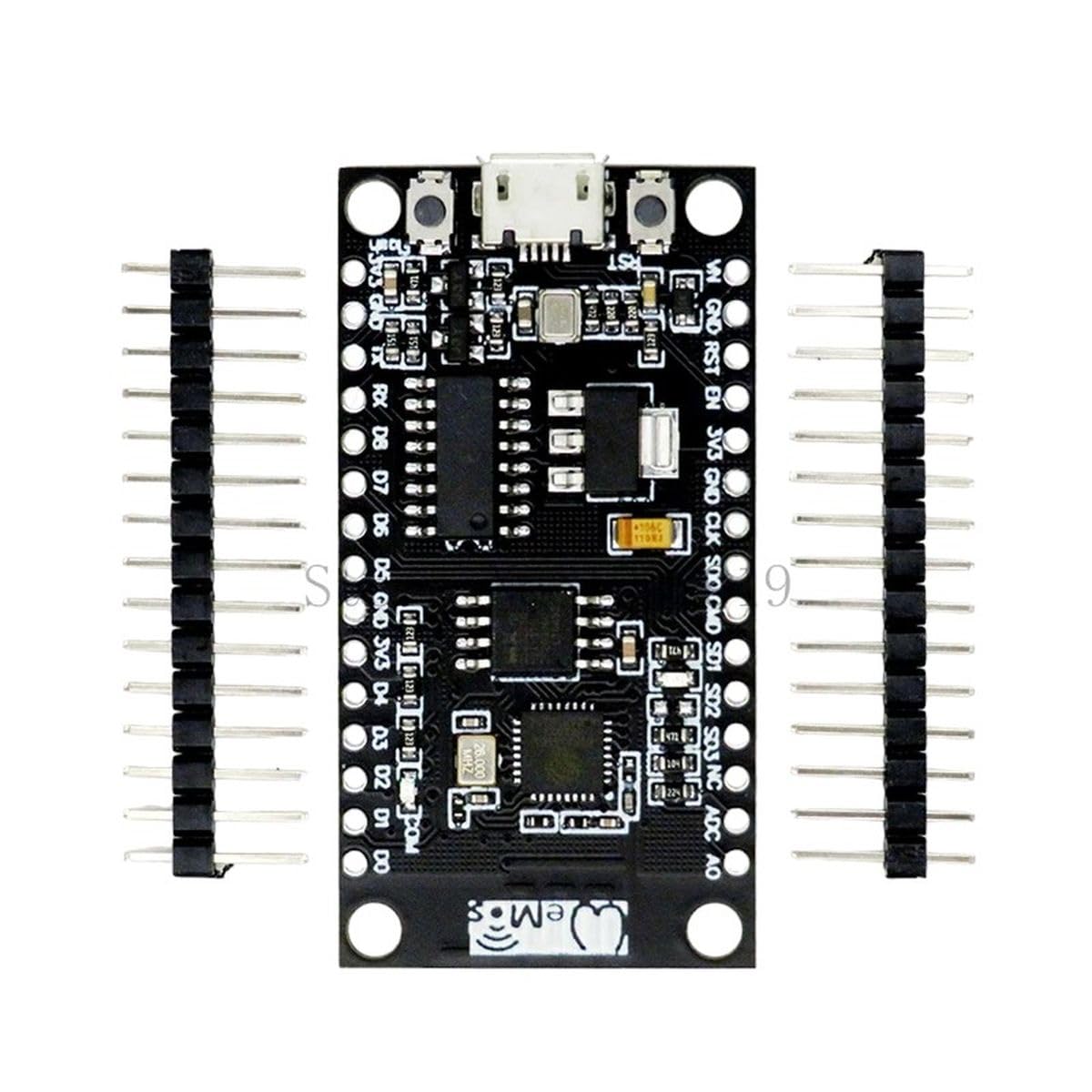 Picture of NodeMCU V3 Lua WIFI module integration of ESP8266 + Extra memory 32M Flash USB-serial CH340G 