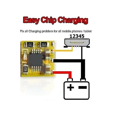 Picture of ECC Easy Chip Charge Fix All ChargerProblem For All Mobile Phones & TabletsPCB &IC Problem Not Charger Good Working BQ-24090 Multi
