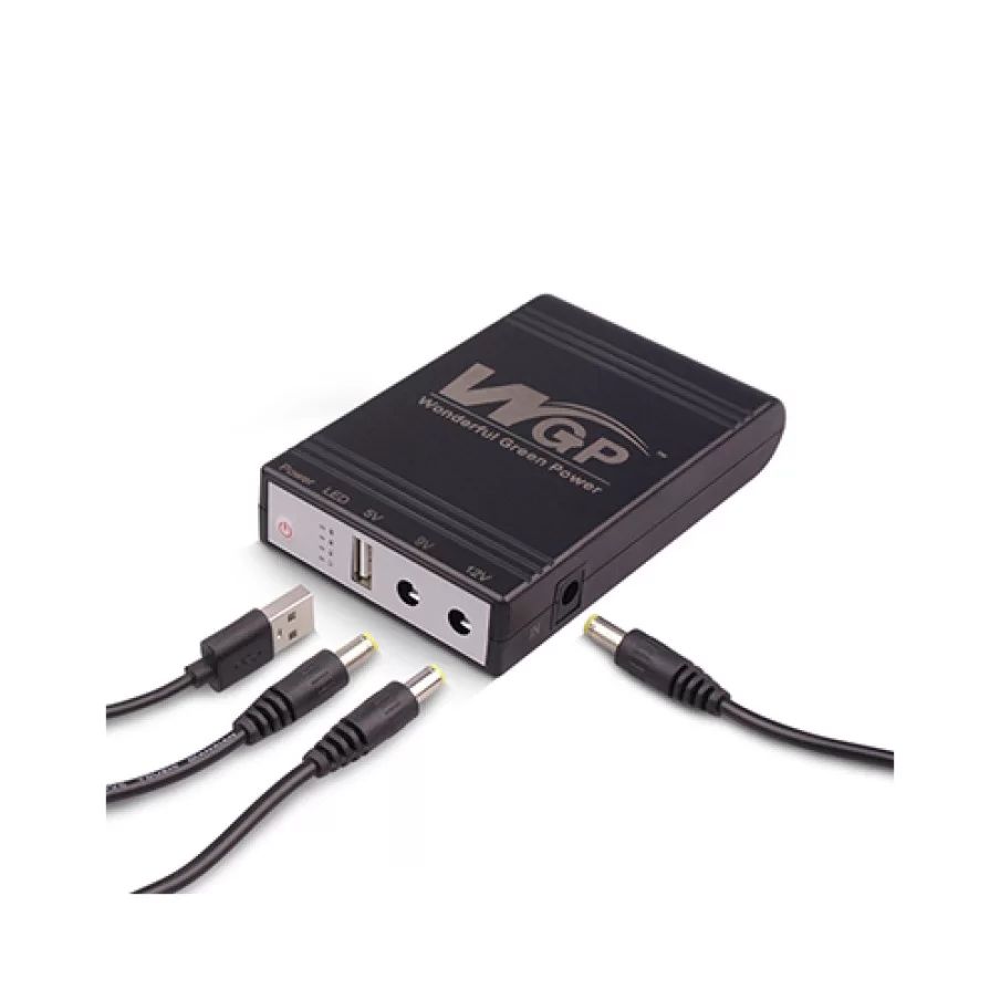 Picture of WG.P DC UPS For Onu Router CCTV DVR 8800mAh 5V 12V & 10400mAh 5V 9V 12V 