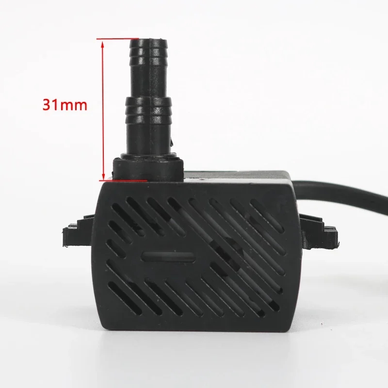 Picture of HM-100 Air Conditioning Fan Accessories Submersible Pump Cold Fan Water Pump Chiller Suction Pump 8W Universal Type Black