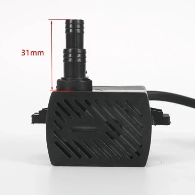 Picture of HM-100 Air Conditioning Fan Accessories Submersible Pump Cold Fan Water Pump Chiller Suction Pump 8W Universal Type Black