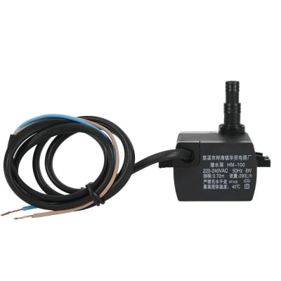 Picture of HM-100 Air Conditioning Fan Accessories Submersible Pump Cold Fan Water Pump Chiller Suction Pump 8W Universal Type Black