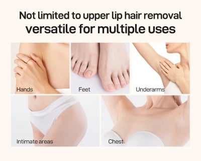 Picture of Wax Painless Hair Remover Ladies Epilator Cream Skin Care Lip Underarm Private Bikini Body Beauty Face Depilation Hair Removal Multicolor