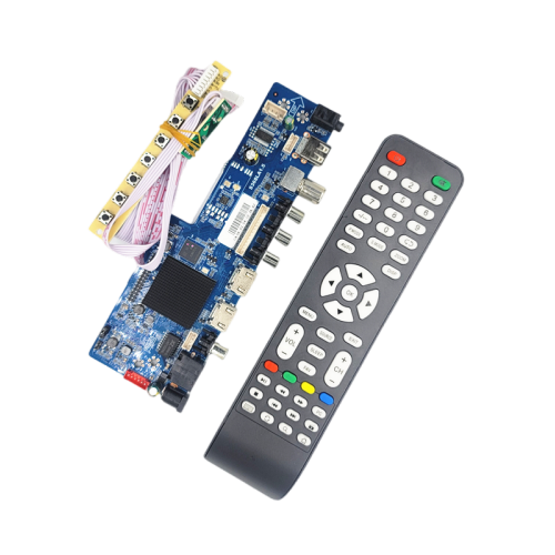 Picture of S368A1.5 Android 9 Pie Quad Core Network Smart TV Motherboard 1GB 512MB RAM +8GB 4G ROM + Manu Keyboard Use Old Laptop Display 