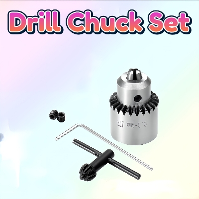 Picture of Electric Drill Chuck 0.3-4mm Jt0 Taper Drill Collet Keyless Adapter Black