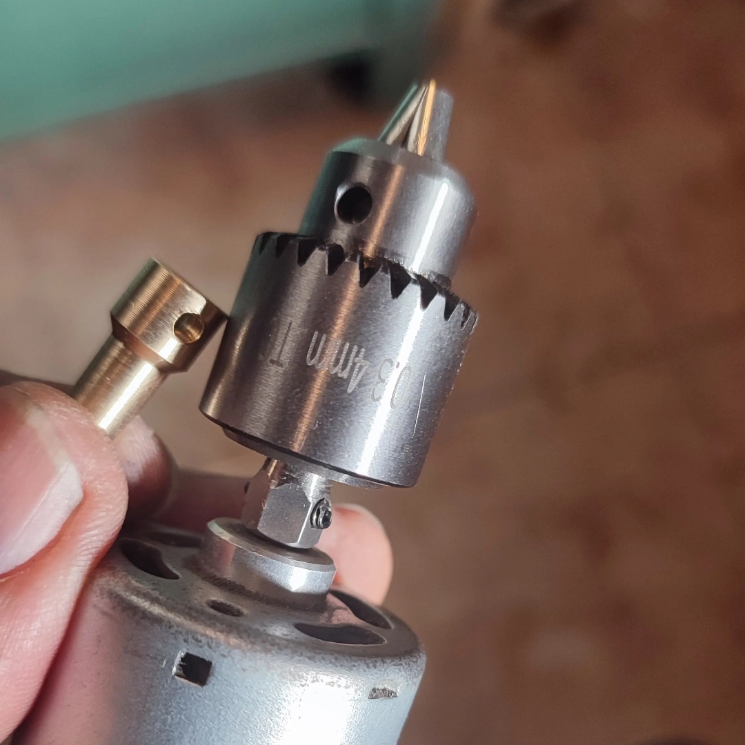 Picture of Electric Drill Chuck 0.3-4mm Jt0 Taper Drill Collet Keyless Adapter Black