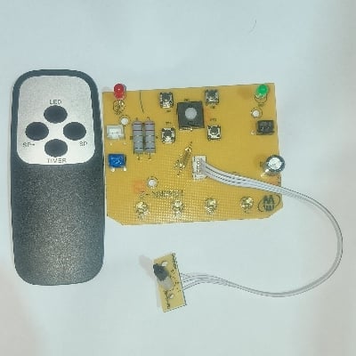 Picture of 2986-HS Rechargeable Fan Circuit update No Need Soldering Connector Type Remote Control Charger Fan Driver Board for 12V Battery BZ-2986HS-2-SMT KN-2986 For Benze Defender Kennedy Sunca Charger Fan 