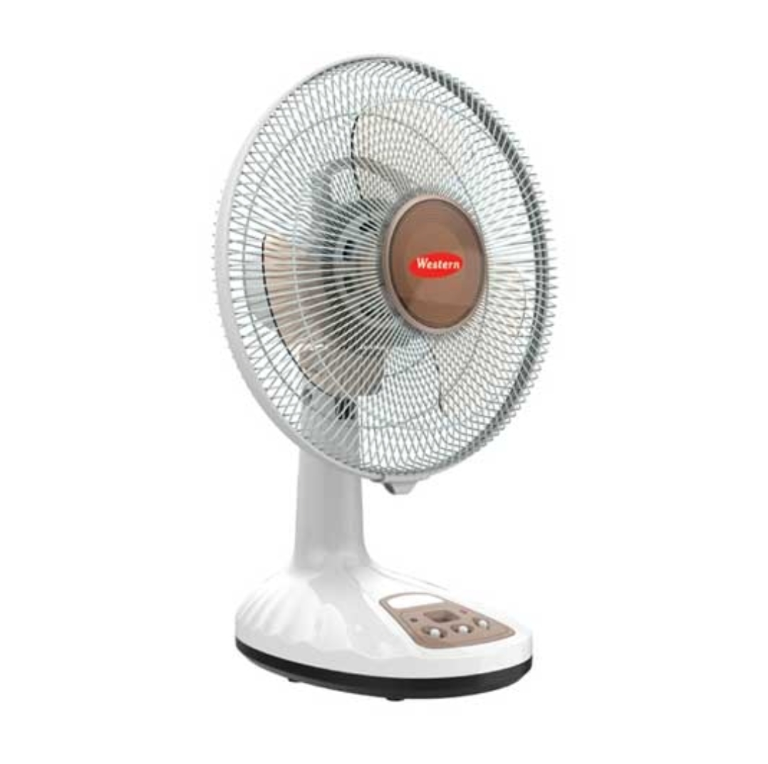Picture of F0082 Western Rechargeable 12" Fan Circuit Board 6V Power USB Output Multicolor
