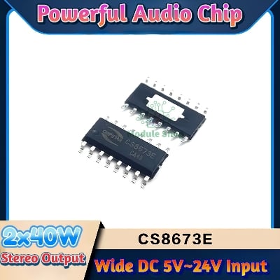 Picture of Chipstar cs8673e 16 পিন শক্তিশালী অডিও অ্যাম্প্লিফায়ার চিপ sop16 ব্যবহার করে ZK-502MT CA-502MT ZK-MT21 Black