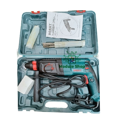 Picture of BORAY Rotary Hammer Drill Machine AC 220v 20-22mm Professional Hammer Mode Knife Mode Heavy Duty Hammer Drill Machine For Drilling Wall
 Wood Plastic Multicolor