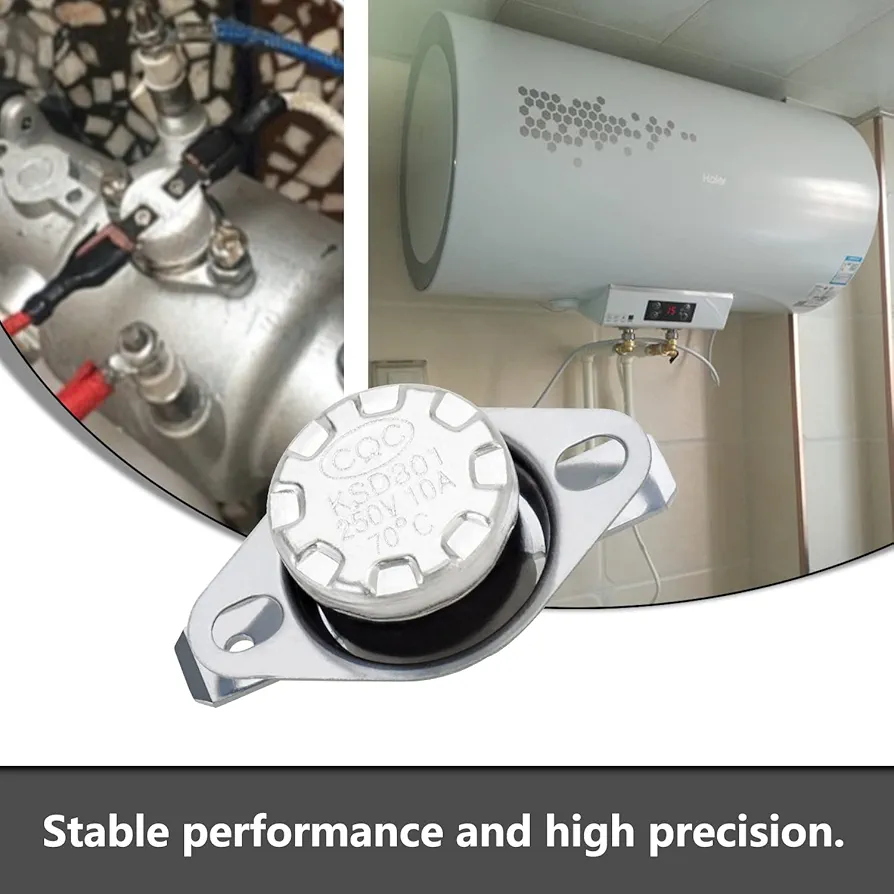 Picture of Thermal Control Switch Aopin KSD301 Normally Closed NC 85 Degree 250V 10A Thermostat Temperature Switch Multicolor