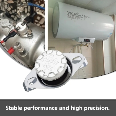 Picture of Thermal Control Switch Aopin KSD301 Normally Closed NC 85 Degree 250V 10A Thermostat Temperature Switch Multicolor