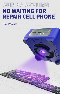 Picture of MECHANIC CUV-3 Rechargeable UV Curing Lamp and Cooling

Fan Heat Dissipation built-in 800mah Battery for Mobile Phone Tablet

Motherboard Green Oil Curing Repair Tools Multicolor