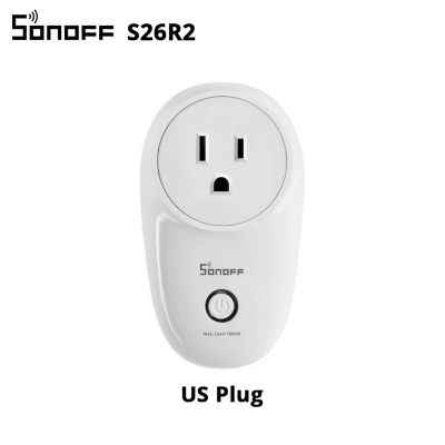 Picture of SONOFF S26TPB 10A WiFi Plug Wireless Power Socket US Smart Home Switch Works with Alexa SmartThings APP 10a 120v