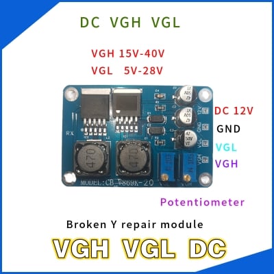 Picture of VGH VGL DC Module Repair LCD Panel Broken Y Color Abnormal Horizontal Line LCD Screen Technical Modification DC Small Board Multicolor