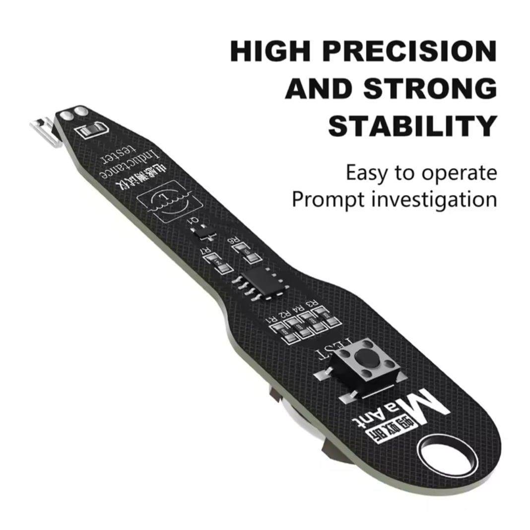 Picture of MaAnt Inductance Tester Motherboard Coil Tester Inductor Detector Repair Tool Electromagnetic Induction Quick Fault Check M093, Black
