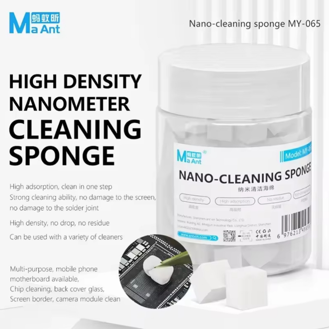 Picture of Maant MY-065 High Density Nano Cleaning Sponge High Adsorption Sponge Multi-Purpose Without Residual Motherboard Cleaning Tool 100pcs