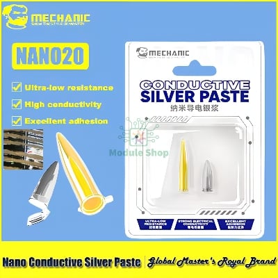 Picture of MECHANIC NANO20 Nano Conductive Silver Paste for iPhone Android Phone Repair Flexible Screen Circuit Repair ITO Silver Paste Multicolor