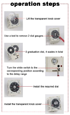 Picture of ST3P A Multi-Function Timer Relay with Base Socket AC220v /Off Delay Modes & 8-Pin Configuration Options 