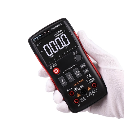 Picture of ZT-X is a professional multimeter with easy-to-access buttons for students, electricians and maintenancers. CAT II 600V, TRUE-RMS multimeter that includes an easy-to-use interface with buttons, A lighting screen of 3 kinds of displays,  One-hand operation Multicolor