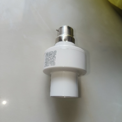 Picture of Smart Wireless Bluetooth App Control Lamp Holder B22/E27 Pin Type to E27 Thread Type LED Lamp Holder AC 85–265V Timer Control Adjustable Light Socket Converter E27 Pin to Thread