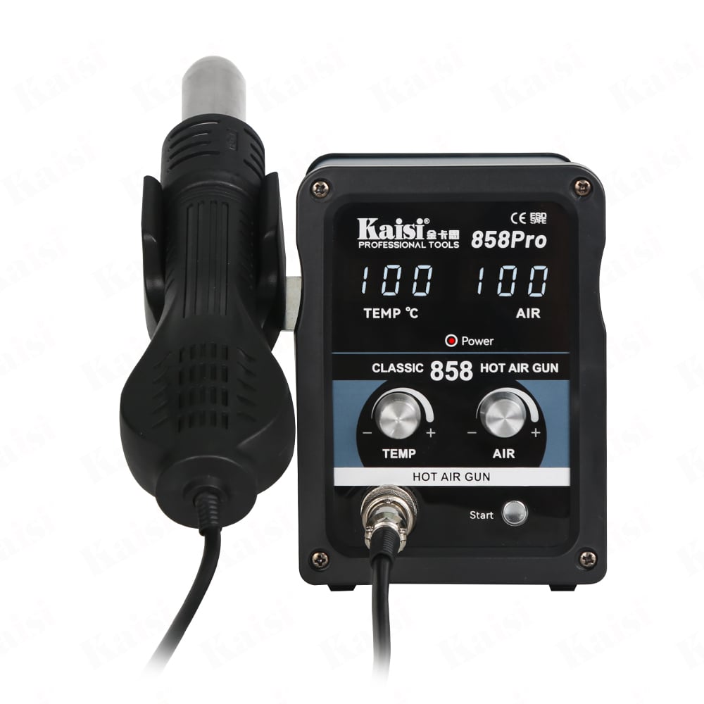 Picture of Kaisi 858 Pro Heat Gun Hot Air Gun Hot air Rework Station Micr for Phone Repair Multicolor