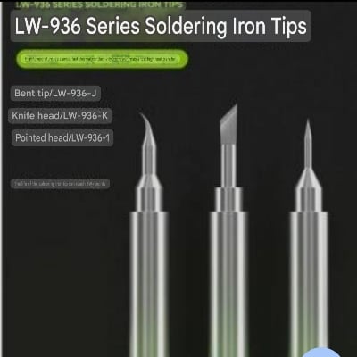 Picture of Luowei LW-936K Universal Fast Heating Soldering Iron Tips Born For Mobile Servicing Repairing & Replacing CPU GPU EMMC Multicolor