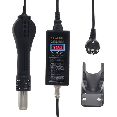 Picture of KADA 887 8858 Portable Digital Hot Air Gun BGA Rework Station Hot Air Blower Hot Air Gun Desoldering Repair Tools Multicolor
