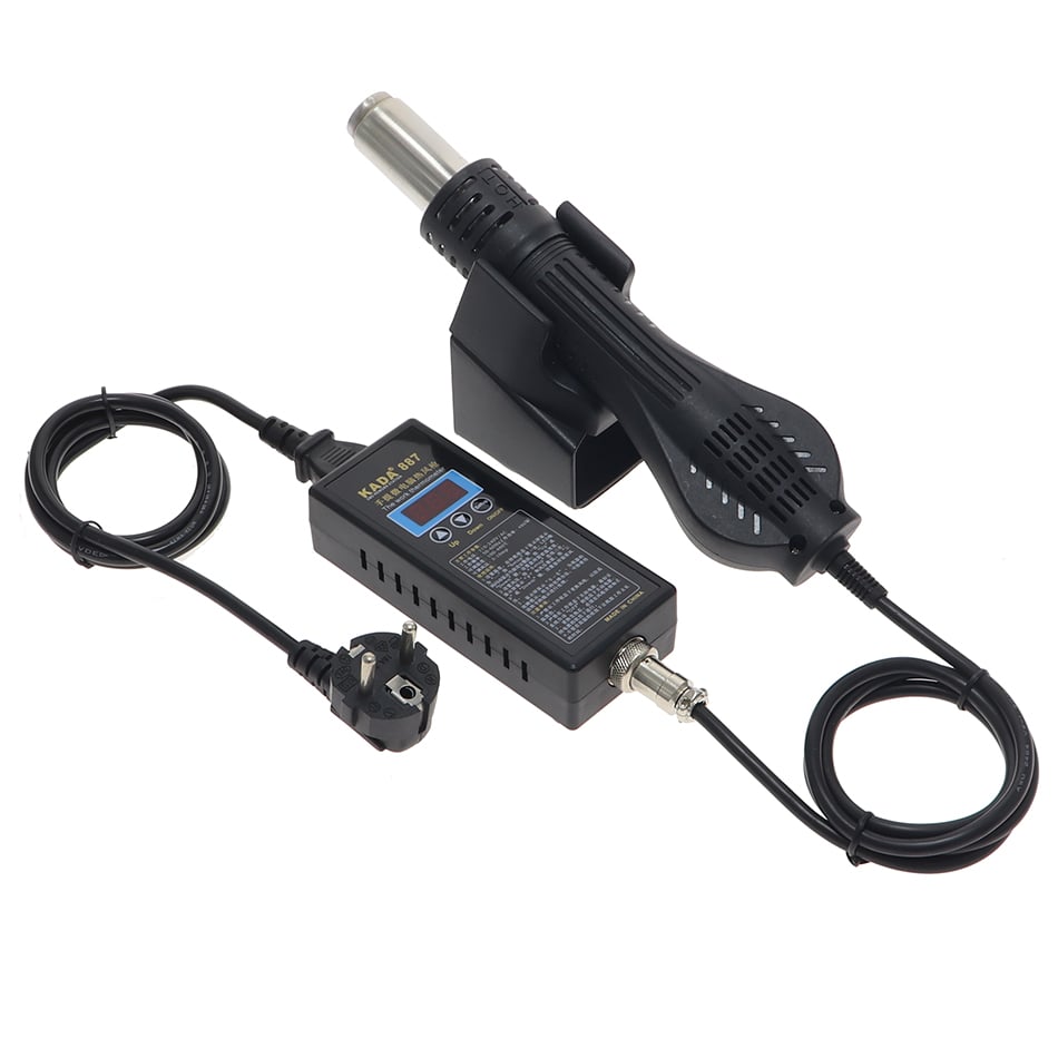 Picture of KADA 887 8858 Portable Digital Hot Air Gun BGA Rework Station Hot Air Blower Hot Air Gun Desoldering Repair Tools Multicolor