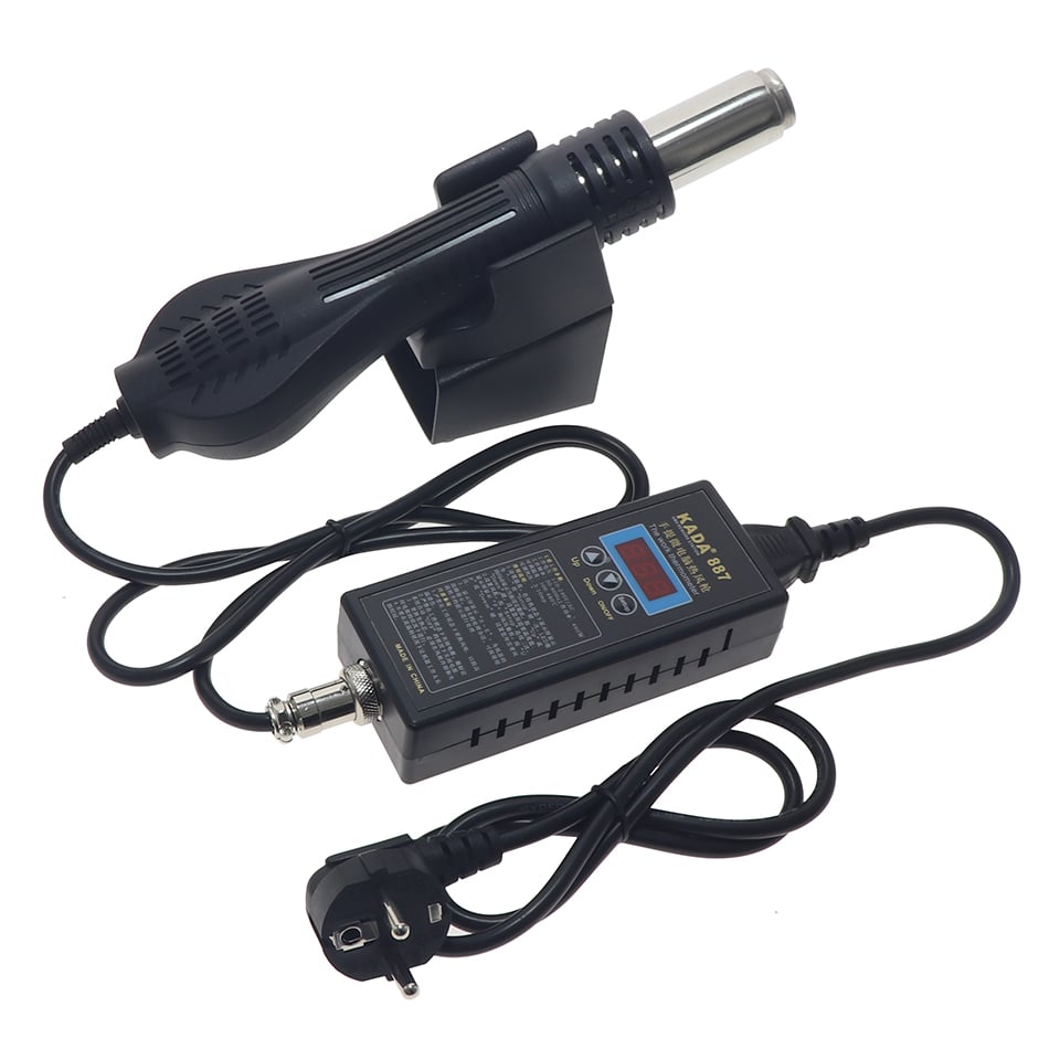 Picture of KADA 887 8858 Portable Digital Hot Air Gun BGA Rework Station Hot Air Blower Hot Air Gun Desoldering Repair Tools Multicolor