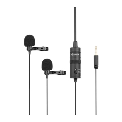 Picture of BOYA BY-M1DM Dual Omni-directional Lavalier Mic