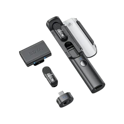 Picture of BOYA Magic-03 World's 1st Al-PoweredTransformable Wireless Microphone for Type c& Camera Device's