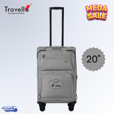 Picture of Travello Premium Soft Suitcase 20" Gray