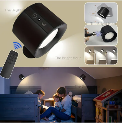 Picture of 1pc Rechargeable Wall Mount LED Spot Light Front & Rear Light