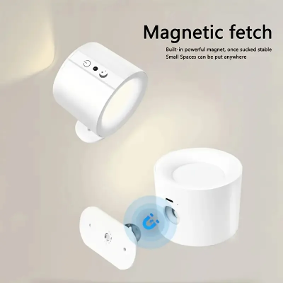 Picture of 1pc Rechargeable Wall Mount LED Spot Light Front & Rear Light