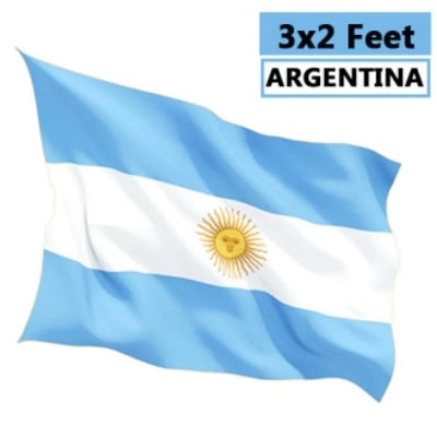 Picture of Argentina National Flag 3ft X 2ft - Multicolor