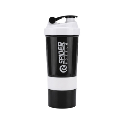 Picture of NEW SPORTS/Spider Water Bottle Shaker Cups Sports Cup Portable 500ml Removable Three Protein Powder - Multicolor