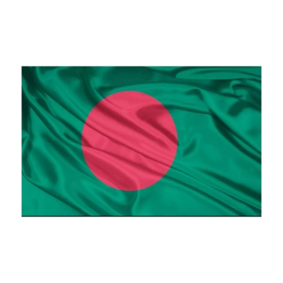 Picture of Bangladesh national flag is 5 feet by 3 feet - good Quality- Great Value - Upscaled Quality - Multicolor