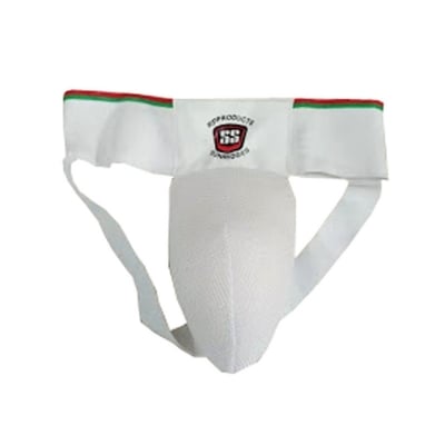 Picture of SS Cricket Abdomen Guard - White - White