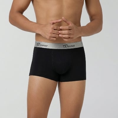 Picture of WINNER MEN'S Crew Boxer (2 pcs combo - Black & White)
