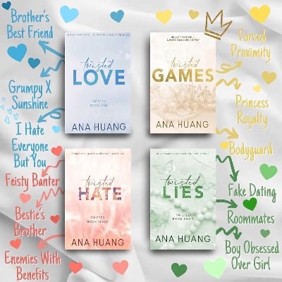 Picture of Twisted Series by Ana Huang (Premium Quality Books with Matte Finish)