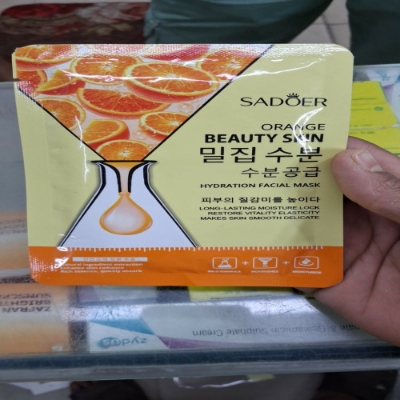 Picture of Sadoer Orange Beauty Skin Hydration Facial Mask