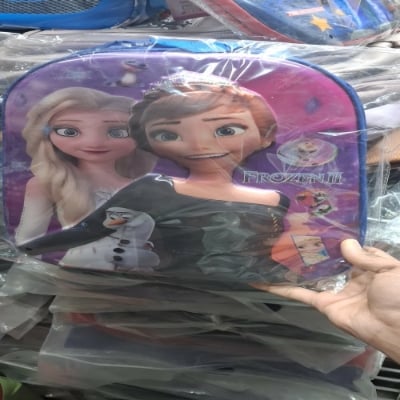 Picture of DISNEY FROZEN ELSA & ANNA CHARACTER BLUE SCHOOL BAG GIRLS