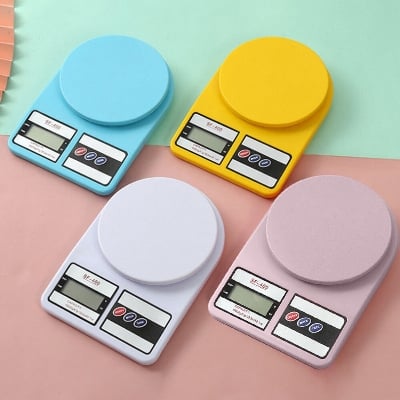 Picture of ডিজিটাল ইলেকট্রনিক ফুড ওয়েট স্কেল ১০ কেজি | MNK SHOP(White)