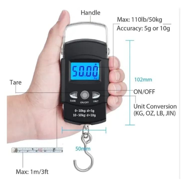 Picture of ব্ল্যাক ডিজাইন ডিজিটাল ওয়েট স্কেল শক্তিশালী মাপ | MNK SHOP(Deep Black)