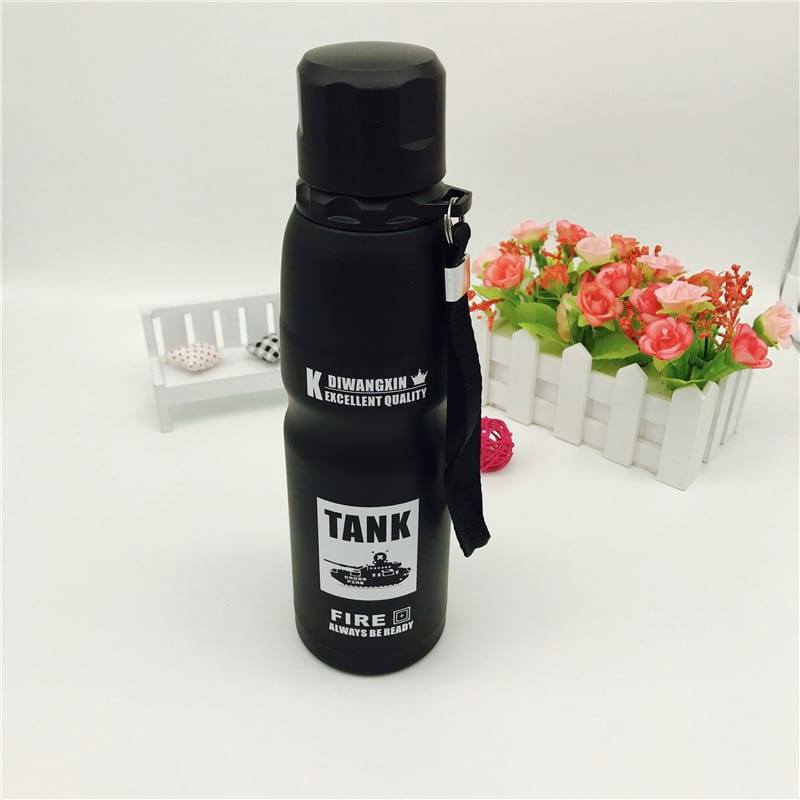 Picture of প্রিমিয়াম 500ml স্টেইনলেস স্টিল ভ্যাকুয়াম ফ্লাস্ক লিক-প্রুফ অফিস, ট্রাভেল এবং আউটডোর ব্যবহারের জন্য | MNK SHOP(Black)
