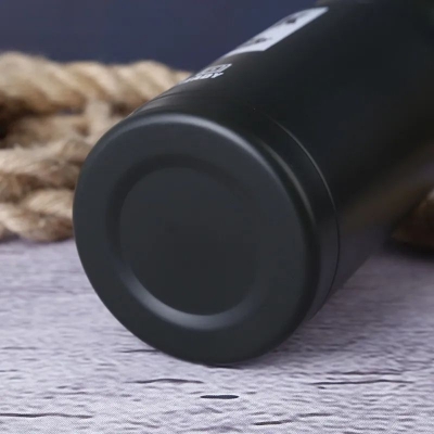 Picture of 500ml স্টেইনলেস স্টিল ভ্যাকুয়াম ফ্লাস্ক দীর্ঘ সময় হট ও কোল্ড পানীয় রাখার জন্য | MNK SHOP(Black)
